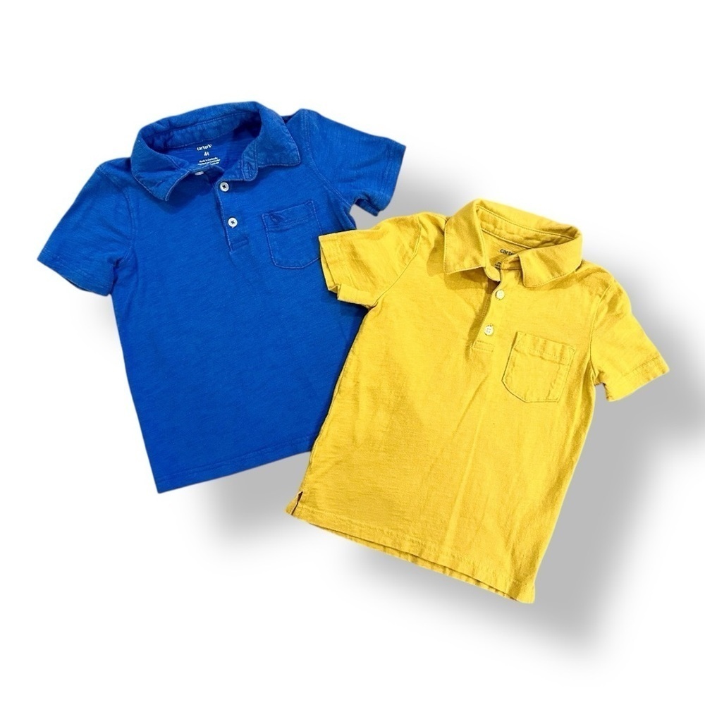 Carter’s | Bundle of Toddler Polo Shirts (4T) 💙💛 - Picture 1 of 5